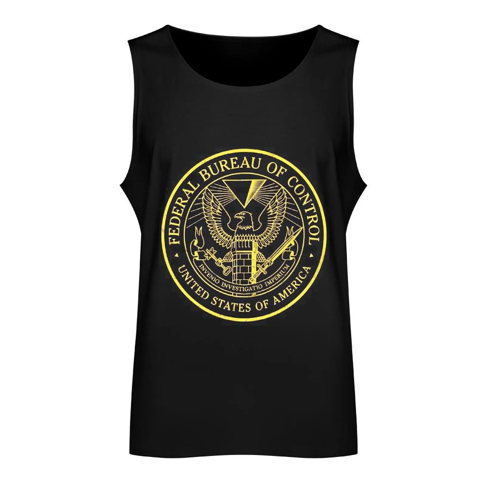 Federal Bureau of Control , Control Game Logo , Distressed Logo Tank Top gym accessories man Men's t-shirts