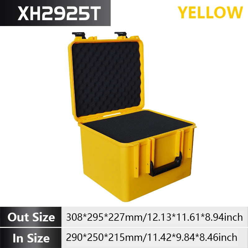 حقيبة أدوات محمولة شديدة التحمل مع صندوق أدوات بلاستيكي صناعي من الإسفنج الواقي المقوى مع بطانة إسفنجية ممتصة للصدمات #6