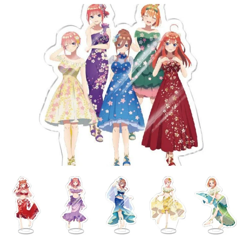 

Anime The Quintessential Quintuplets Acrylic stand standing Cosplay Ornaments Uesugi Fuutarou Nakano Ichika Figure Stand Gift