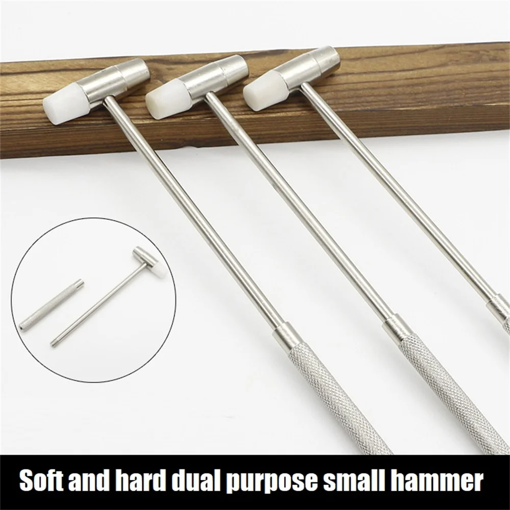 1Pcs solid brass Hammer Small Iron Mini Hammer Jewelry Maintenance Tools Jewelry Watch Repair Tool accessories Hand tools
