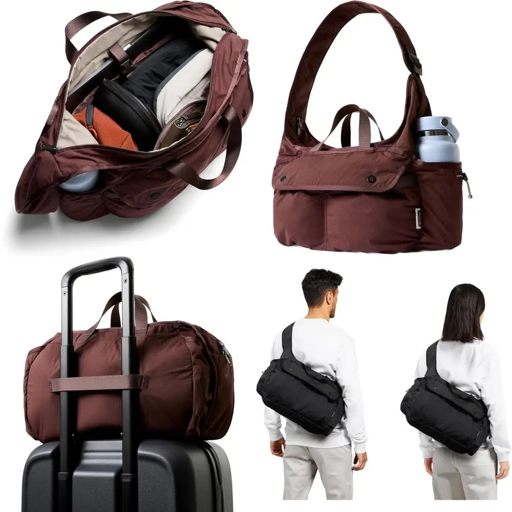 

Дорожная сумка двойного назначения с эффективным хранением вещей и эргономичной подкладкой