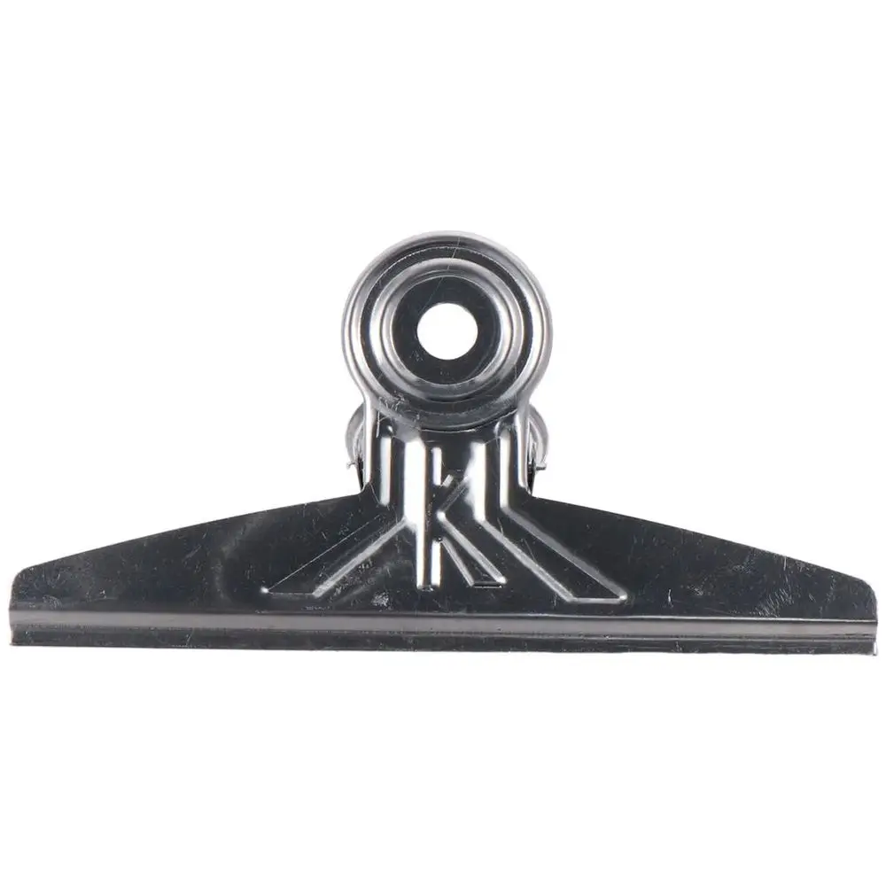2 PCS Bulldog Clips, 20cm Jumbo Stainless Steel Bull Binder Paper Clip Clamps for Office (Sliver)