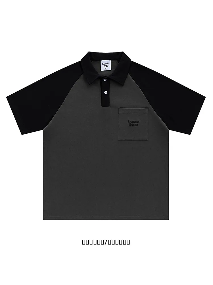 

Футболка свободного кроя с коротким рукавом в стиле ретро-американского дизайна, повседневная одежда для студентов и пар, летняя мода.