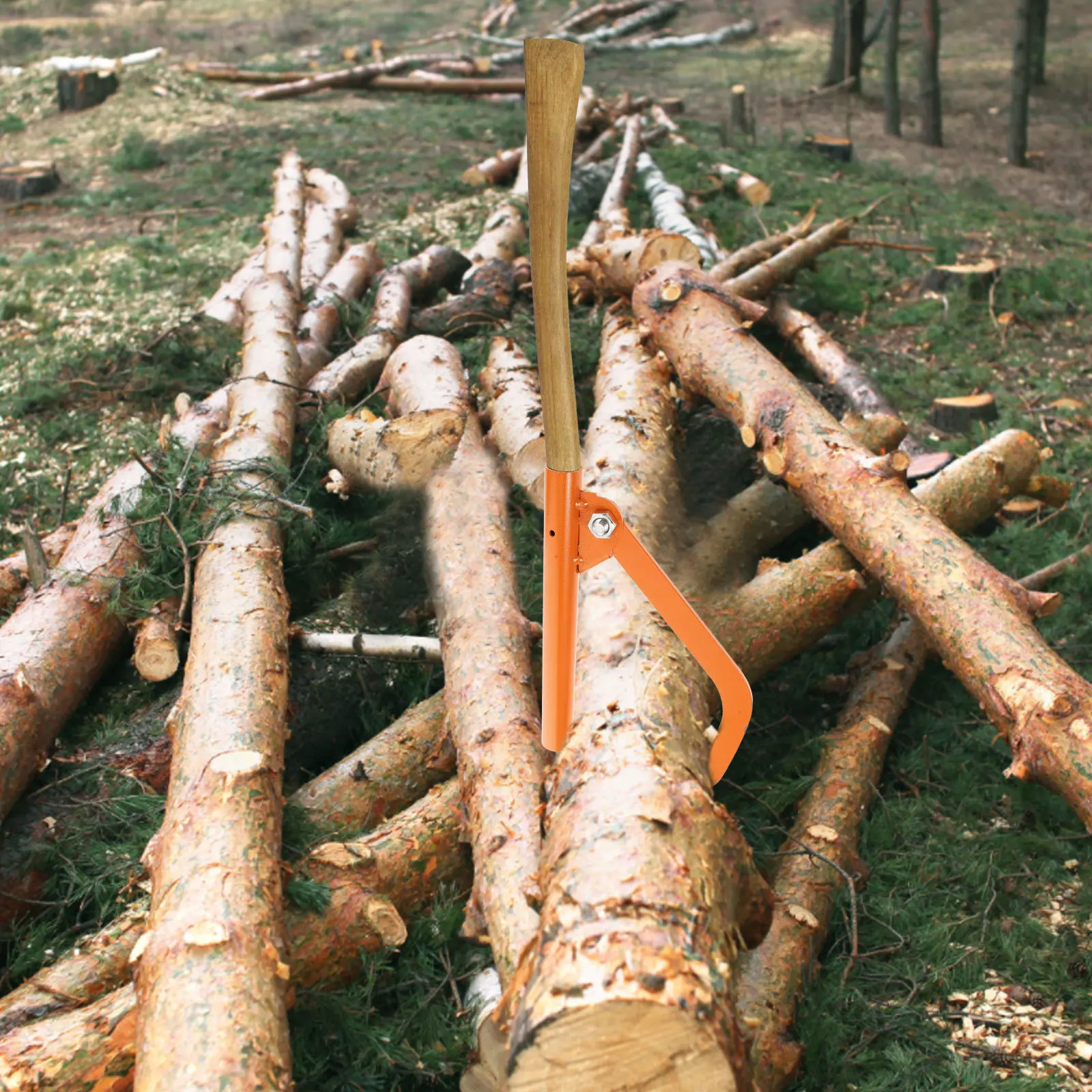 

Log Cant Hook Heavy Duty Metal Timber Hook For Moving Large Logs Rust Resistant Painted Finish Ergonomic Design Log Roller