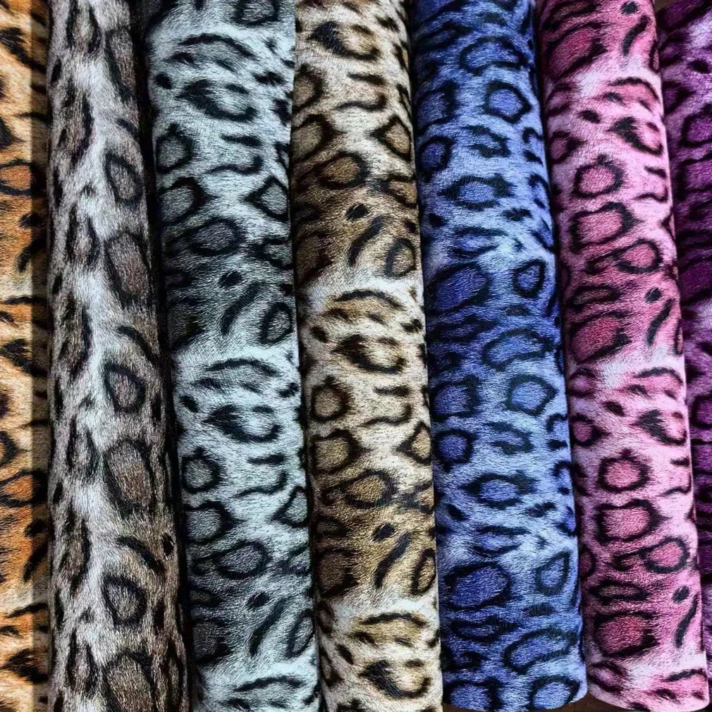 32x135cm Leopard Print Pattern Faux Leather Roll,12\