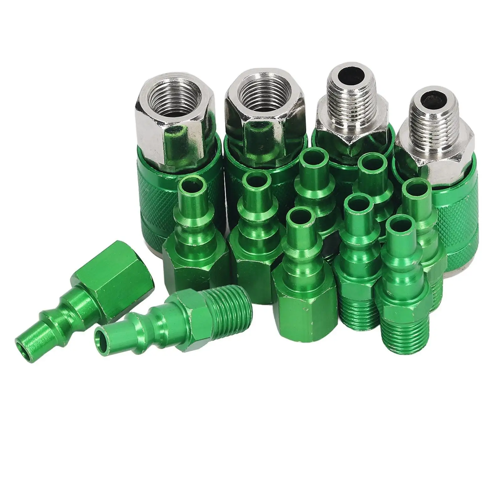 

Легкий алюминиевый сплав 1/4 дюйма NPT ARO, набор соединителей и вилок для электроинструментов, комплект фитингов широкого применения