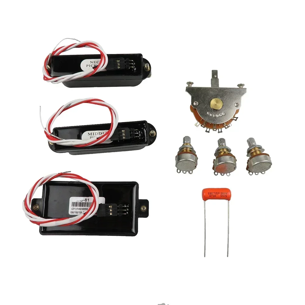 

Inactive Humbucking Guitar Pickup Set Active Single Coil Bridge Pickup for Guitar Equipment Accessories