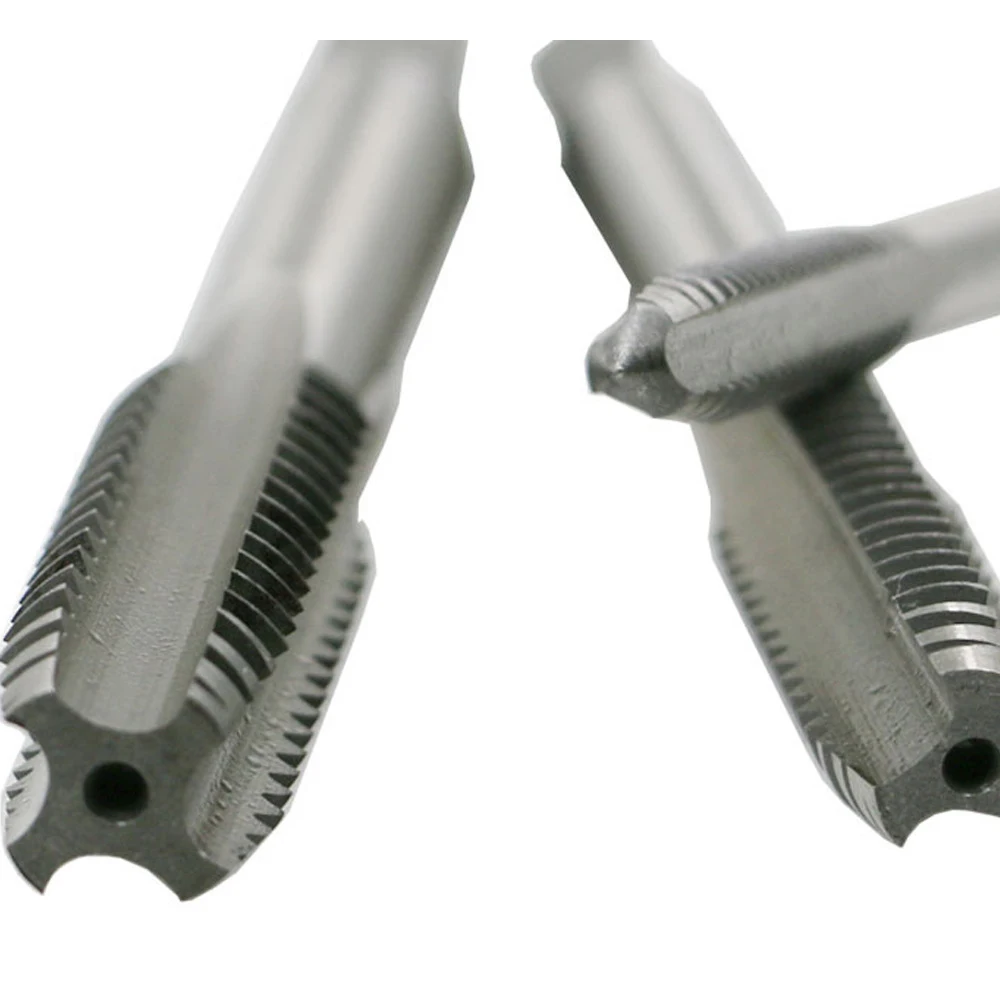 5pcs Hand Straight Groove Thread Tap M3 to M8 Quick Tapping and Durable Metric Thread Screw Taps Hardware Tool Set