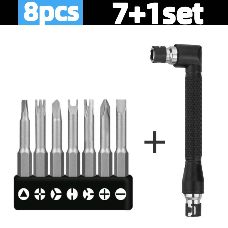 8/7/6/5pcs Magnetic Screwdriver Set Y U Shaped Triangle Three Points Screw Driver Bit Security Tip Repair Tool Power Drill Tools