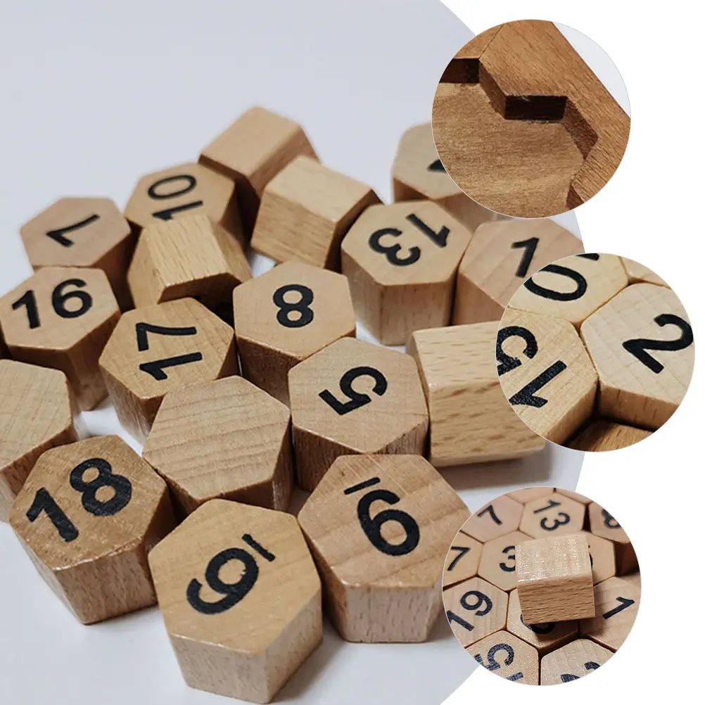 

Набор деревянных развивающих головоломок с цифрами для детей: раннее обучение, когнитивное развитие, тренировка логического мышления