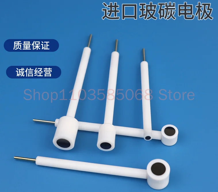 L-shaped Glassy Carbon Electrode 3mm/4mm/5mm Imported Glassy Carbon Electrode Electrochemical Working Electrode