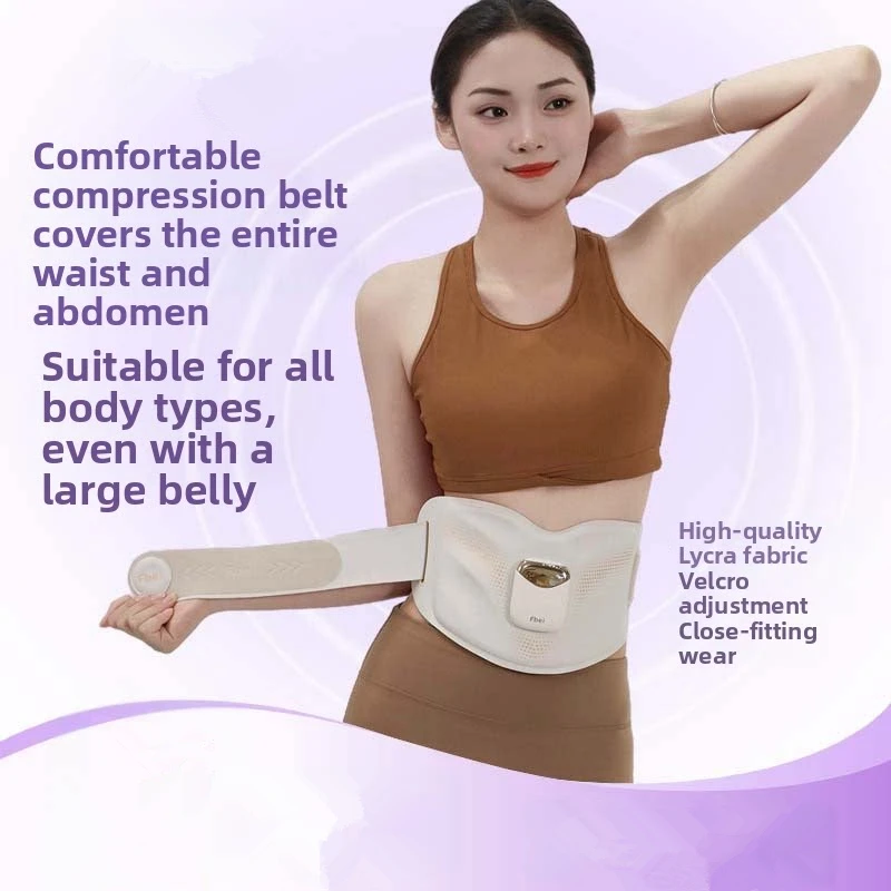 EMS Waist Massage Belt Smart Microcurrent Abdominal Muscle Stimulator Waist Support Massager For Home Body Relax