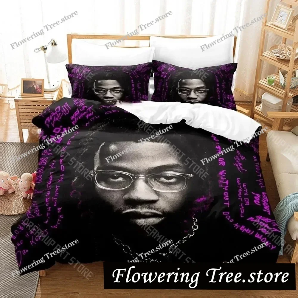 

3D Print Yeat Rapper Bedding Set Boys Girls Twin Queen King Size Duvet Cover Pillowcase Bed boys Adult Home Textileextile