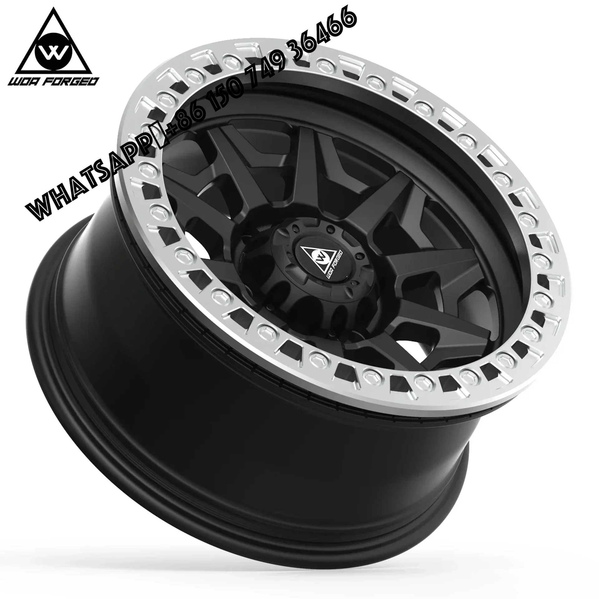 

6061-T6 WOA FORGED 4x4 SUV Rim Aluminum Forged Beadlock Wheel Customized Offroad Rim 17 18 20 Inch for Hilux jeep wrangl