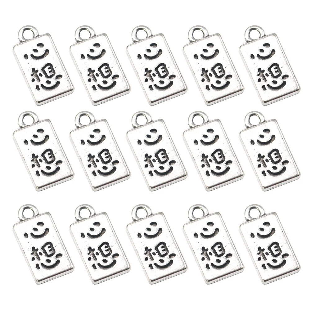 

50pcs Retro Alloy Pendants Charm for Necklace Bracelet DIY Jewelry Making Vintage Metal Accessories Fashion Earrings