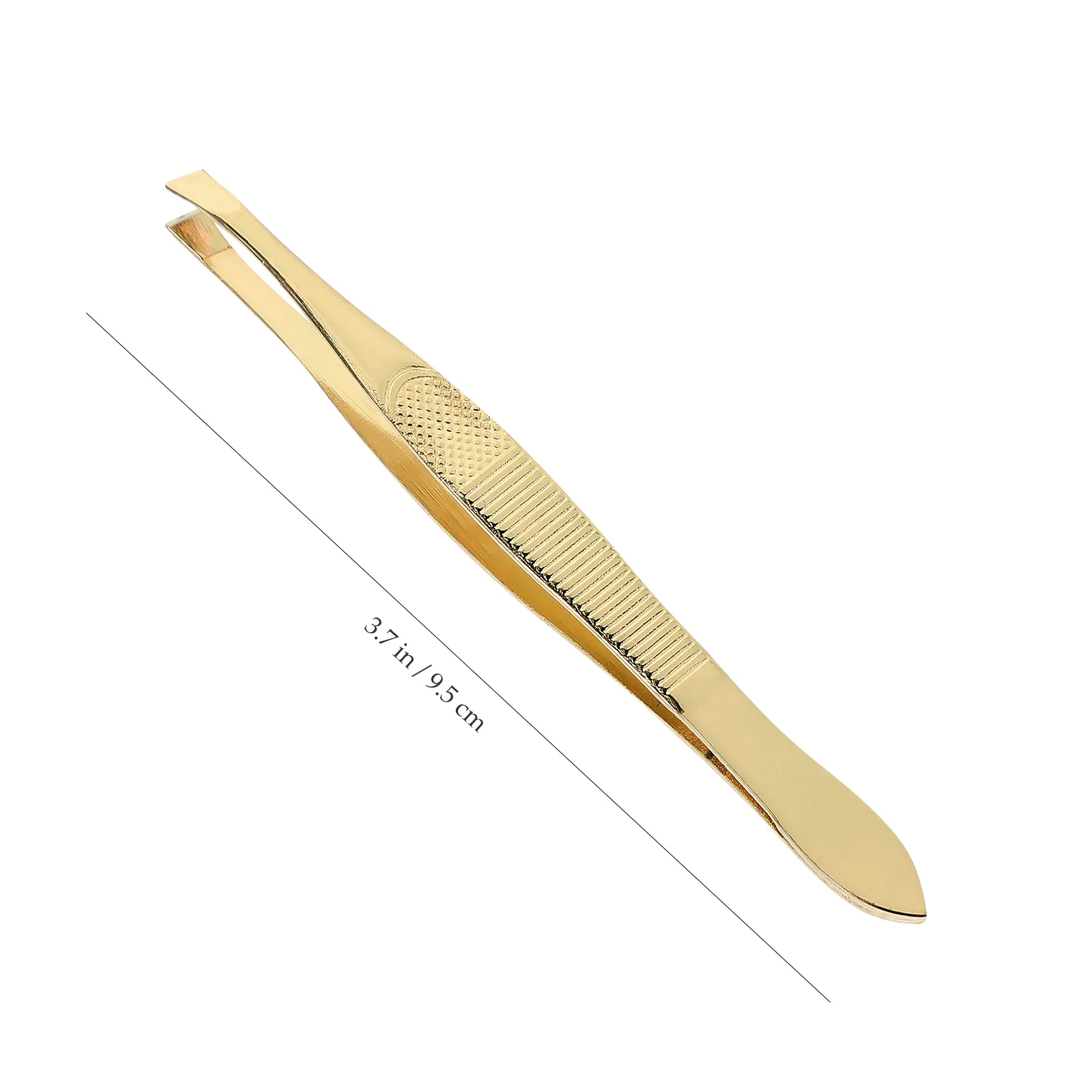 2Pcs Eyebrow Tweezers Stainless Steel Precision Diagonal Brow Clip Removal Tool for Professional Personal Use