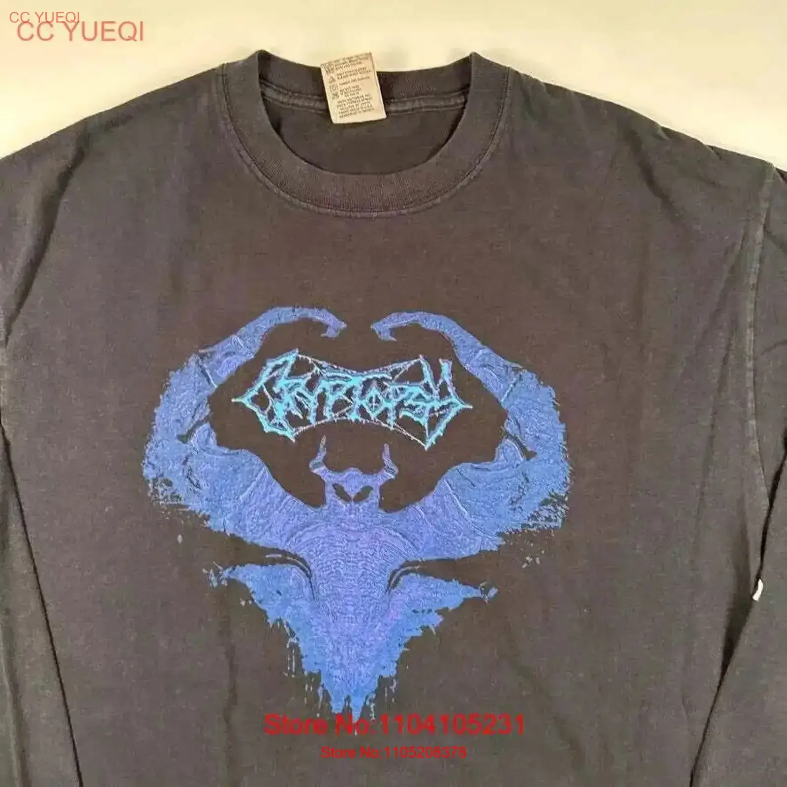 Hot Cryptopsy Band CHRISTMAS Cotton Men S 235XL T Shirt 8D179 vintage Washed fashion Comfortable Stretched Unisex Breathable