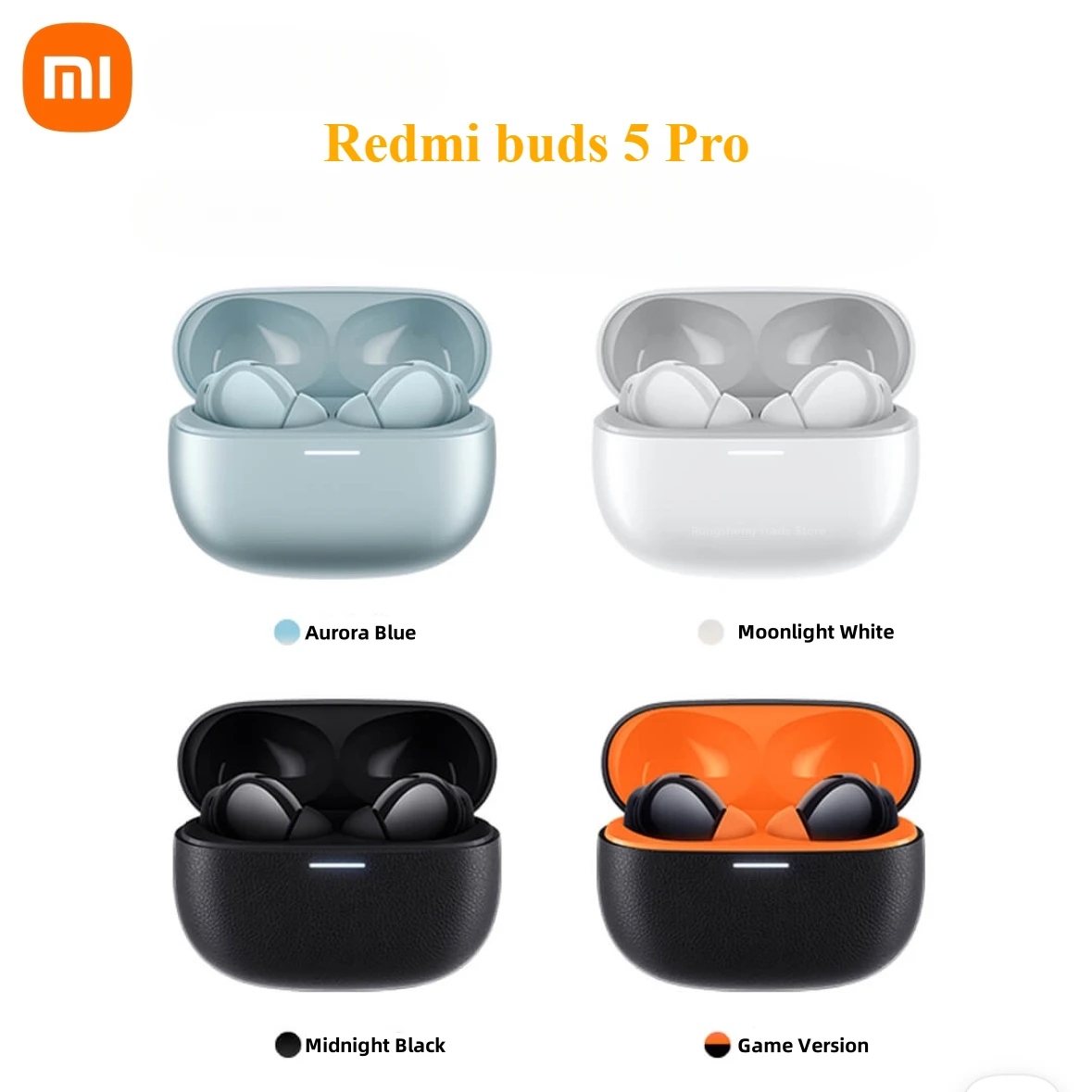 Original Xiaomi Redmi Buds 5 Pro Noise Cancelling Bluetooth TWS Earphone 40H Battery Life Call Anti Wind Noise Xiaomi Earbud