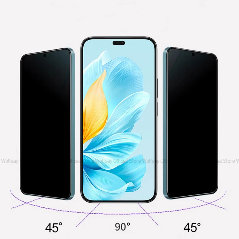 2/4PCS Privacy Screen Protector For Honor 200 Lite Anti-Spy Tempered Glass Honor 200 Lite Privacy Phone Glass For Honor 200 Lite