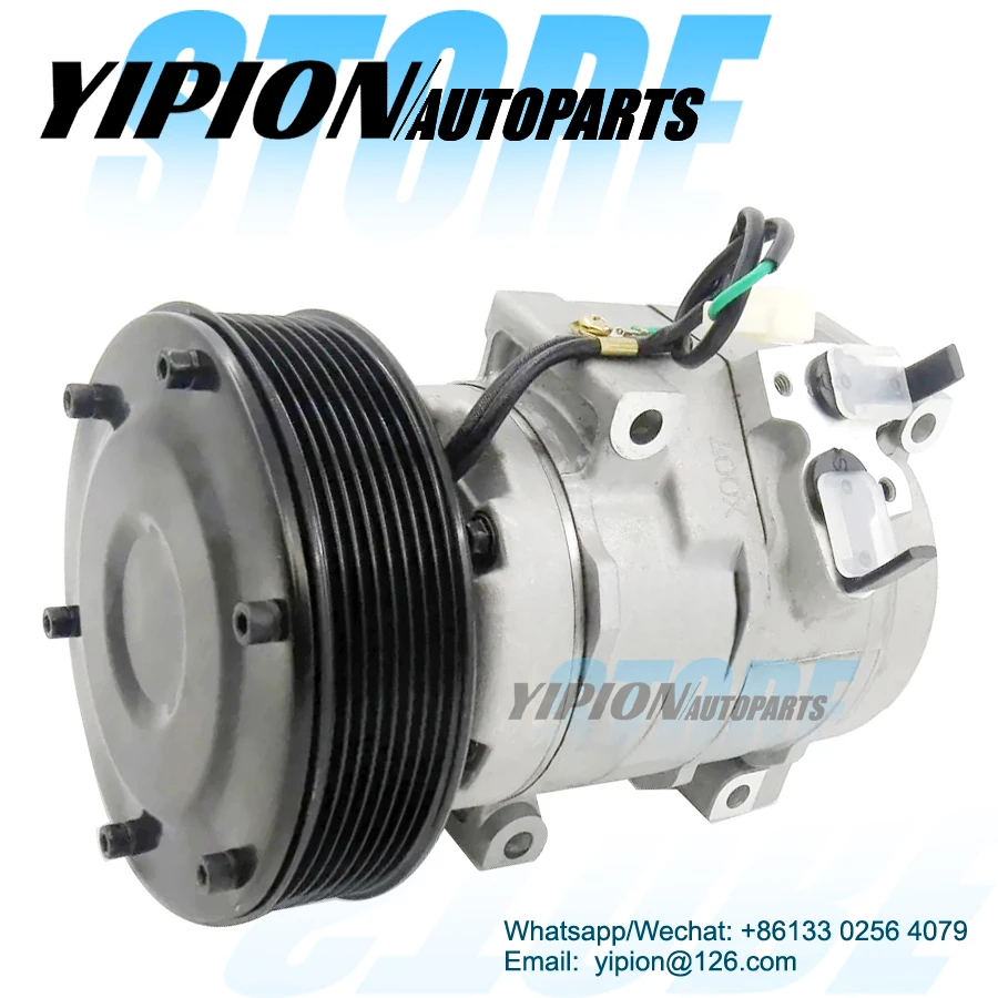 คอมเพรสเซอร์แอร์รถยนต์10S17C DCP99812 OEM 3050324 2597243อะไหล่คอมเพรสเซอร์แอร์รถยนต์สำหรับ WXTK004รถ Caterpillar 330C 24V