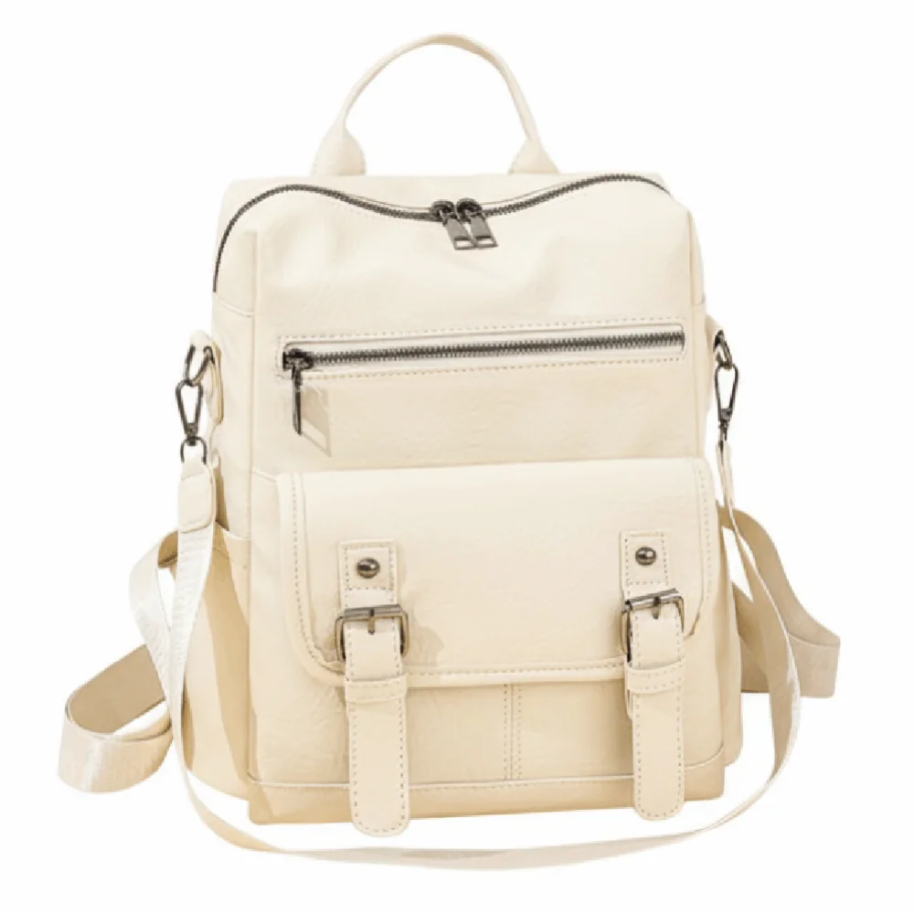 pu-peather-student-backpack-multifunctional-anti-splash-water-student-school-bag-crossboby-large-capacity-mommy-shoulder-bag