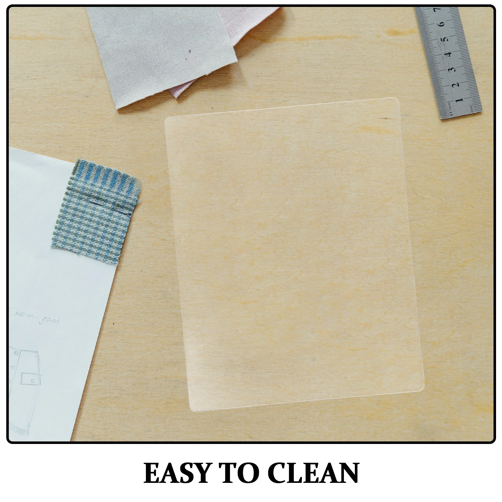 لوحة طباعة أحادية الطباعة من الجل A4 مقاس 8 × 10 بوصة غير لاصقة قابلة لإعادة الاستخدام كتلة طباعة جل ناعمة لصنع بطاقات الحرف اليدوية الفنية #4