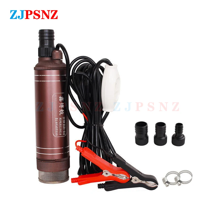 12V/24V 150W Tragbare DC Tauch Elektrische Pumpe Für Diesel Kraftstoff Lieferung Wasser Abwasser Saug transfer Elektrische Pumpe 45L/Min – Detail 19