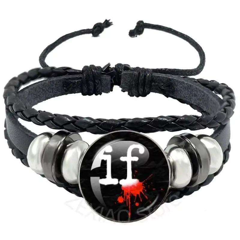FRANKENSTEIN GIRLS Armband Msi Mindless Self Indulgence Jamie Hewlett Lederarmband Mehrschichtiges gewebtes Armband Schmuck