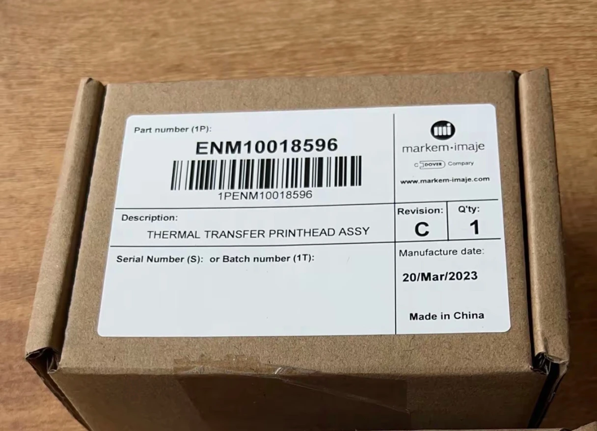 Head print TTO asli ENM10018596 Markem imaje 8018 SmartDate 32mm Thermal Transfer Overprinter date coder printhead