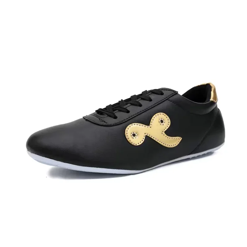2023 Martial arts shoes Unisex Light Weight Men Women Tai Chi Wushu Shoe Soft Sole Leather Traditional Kung Fu Shoes