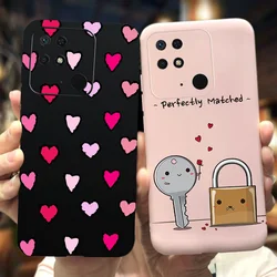 Love Heart Case For Xiaomi Redmi 10 2022 Cover Shockproof Phone Case Soft Silicone Matte Funda For Xiomi Redmi 10C 10A Protector