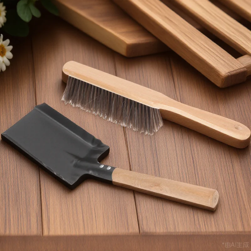 

Щетка для чистки камина, набор лопаток, бытовая плита, совок, инструмент для угольного пепла, деревянная ручка, железная метла для кухни, автомобиля, дивана