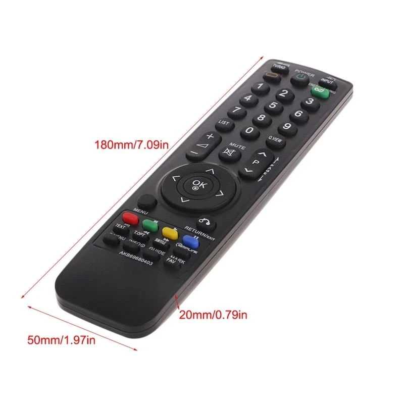 HX6A Controle Remoto AKB69680403 Para 32LG2100 32LH2000 32LH3000 32LD320 42LH35FD 42PQ20D 50PQ20D 22LU4010 26LH2010