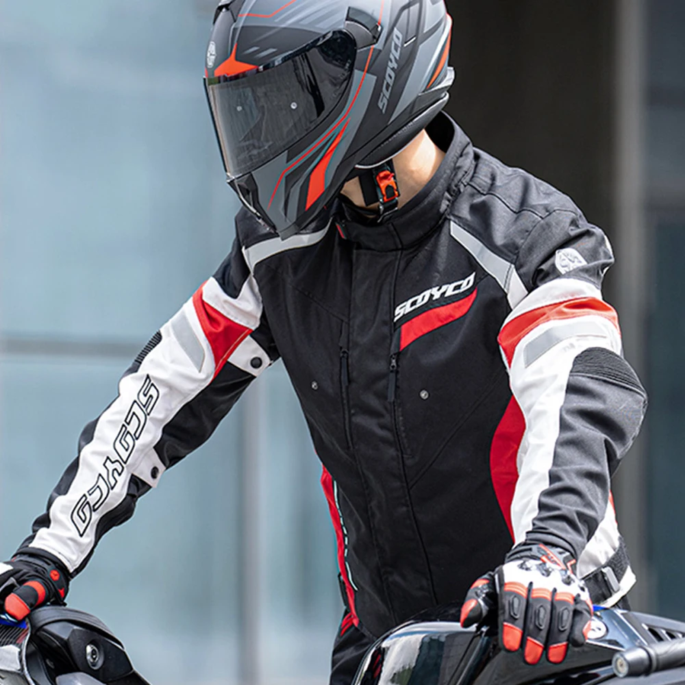 Motorcycle Wear Men Winter Waterproof Commuter Motorcycle Wear Off-Road Motorcycle Travel Four Seasons Racing Wear