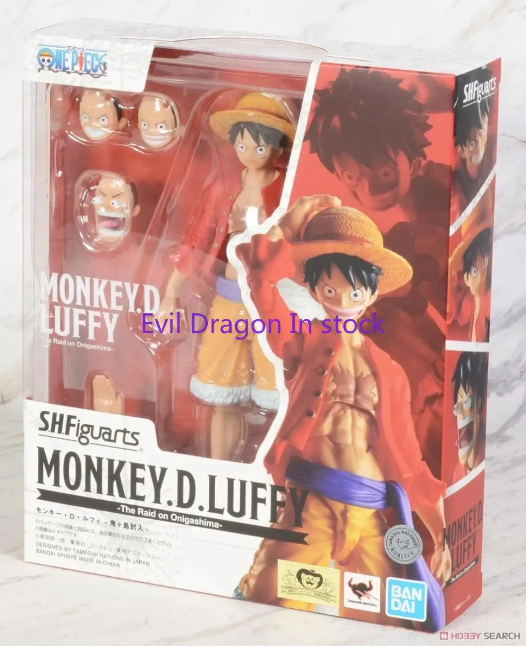 

В наличии Bandai SH фигуртс Обезьяна D. Luffy вторжение в онигасима SHF экшн-фигурка Коллекционная модель игрушки фигурка подарки