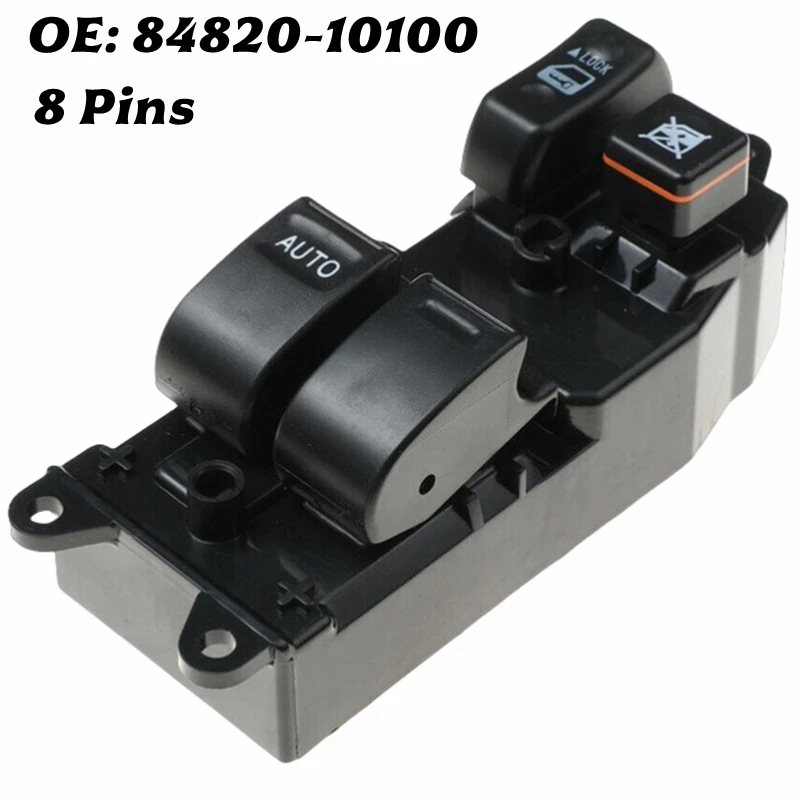 

OE: 84820-10100 8482010100 LHD Car Electric Master Power Window Control Switch For Toyota Yaris Hiace 1999-2005