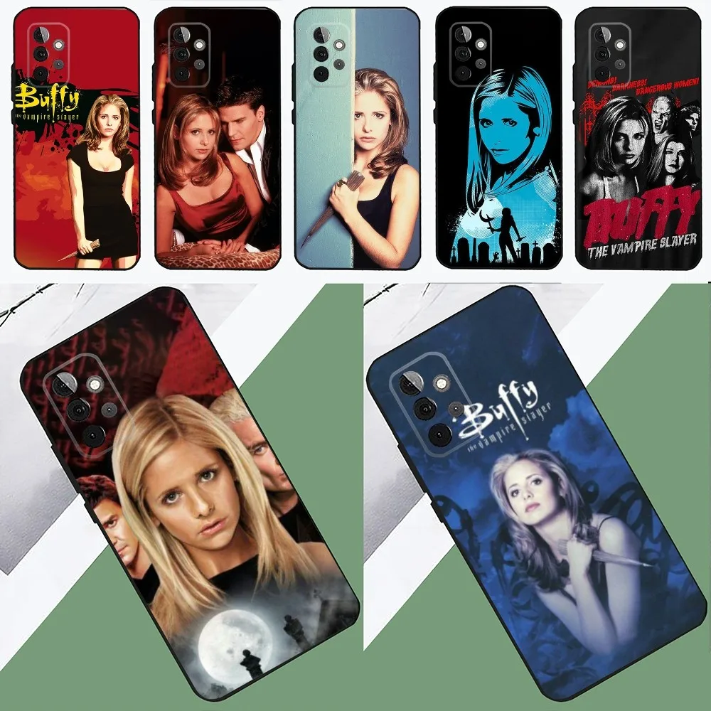 B-Buffy the Vampire Slayer  Phone Case For SamsungS24,23,22,21,S20 ,Pro10,S30Plus,S9,20lite Ultra Black Cover