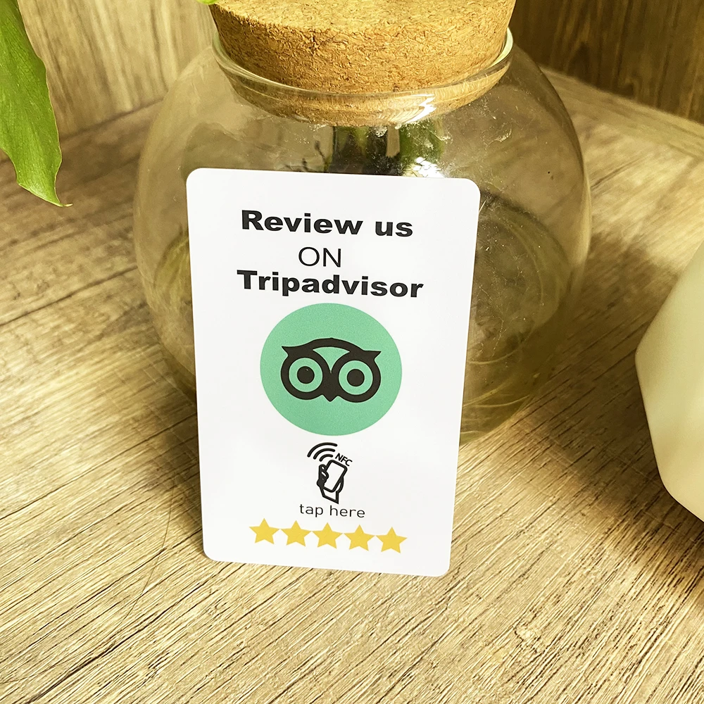 Boost Customer Feedback with a Tap NFC Google Review Tap Card NFC Socail Media Sharing  Business Card