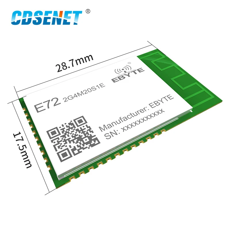 CC2652P ZigBee Bluetooth Module Wireless Module 2.4Ghz 20dBm SoC CDSENET E72-2G4M20S1E Transceiver and Receiver PCB/IPX Antenna