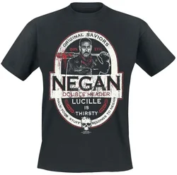 Men T Shirt Negan Double Header The Walking Dead Funny T-Shirt Novelty Tshirt Women