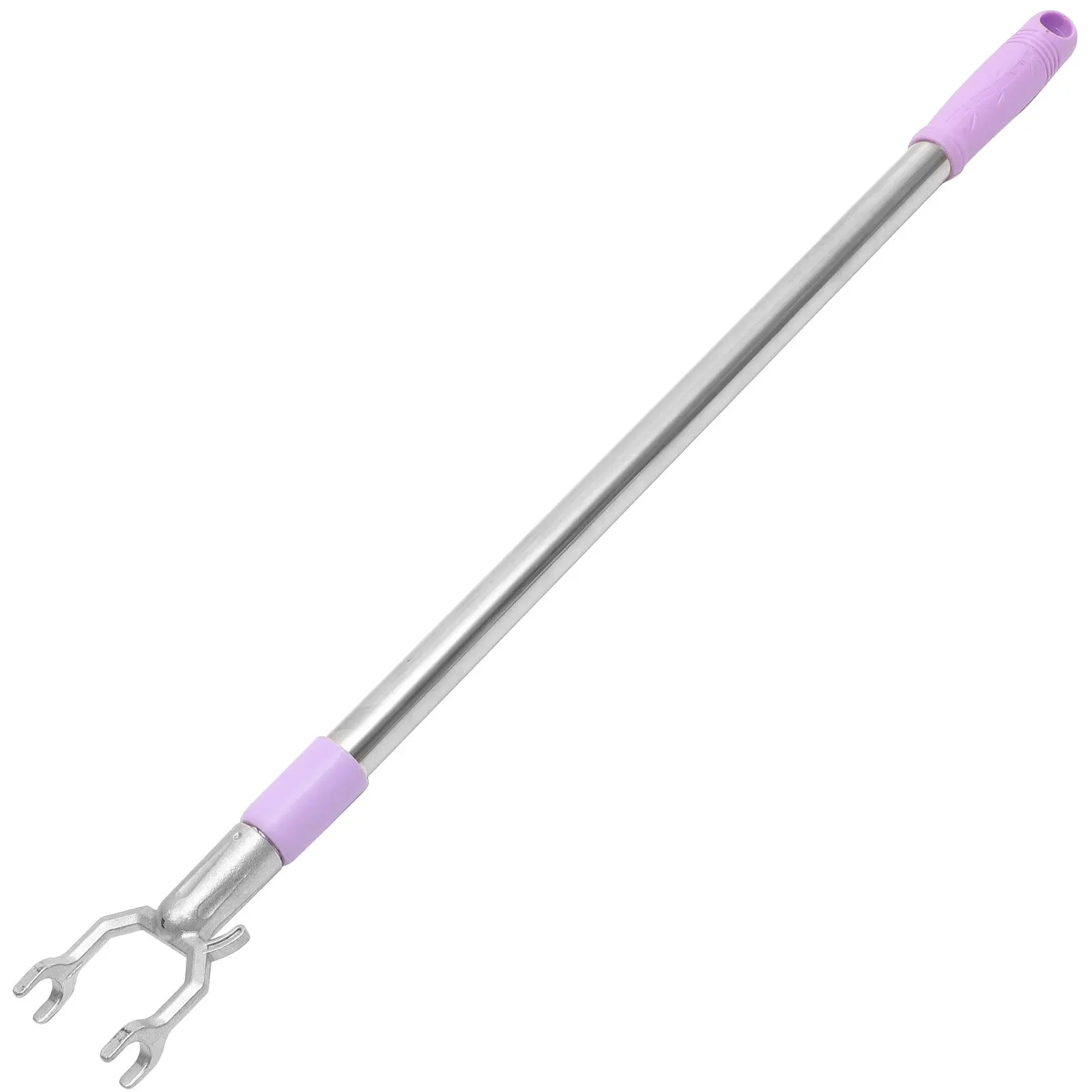 

Stainless Steel Clothes Pole Telescopic Retractable Laundry Drying Rod Clothes Reach Tool for Wardrobe Ceiling Balcony Use