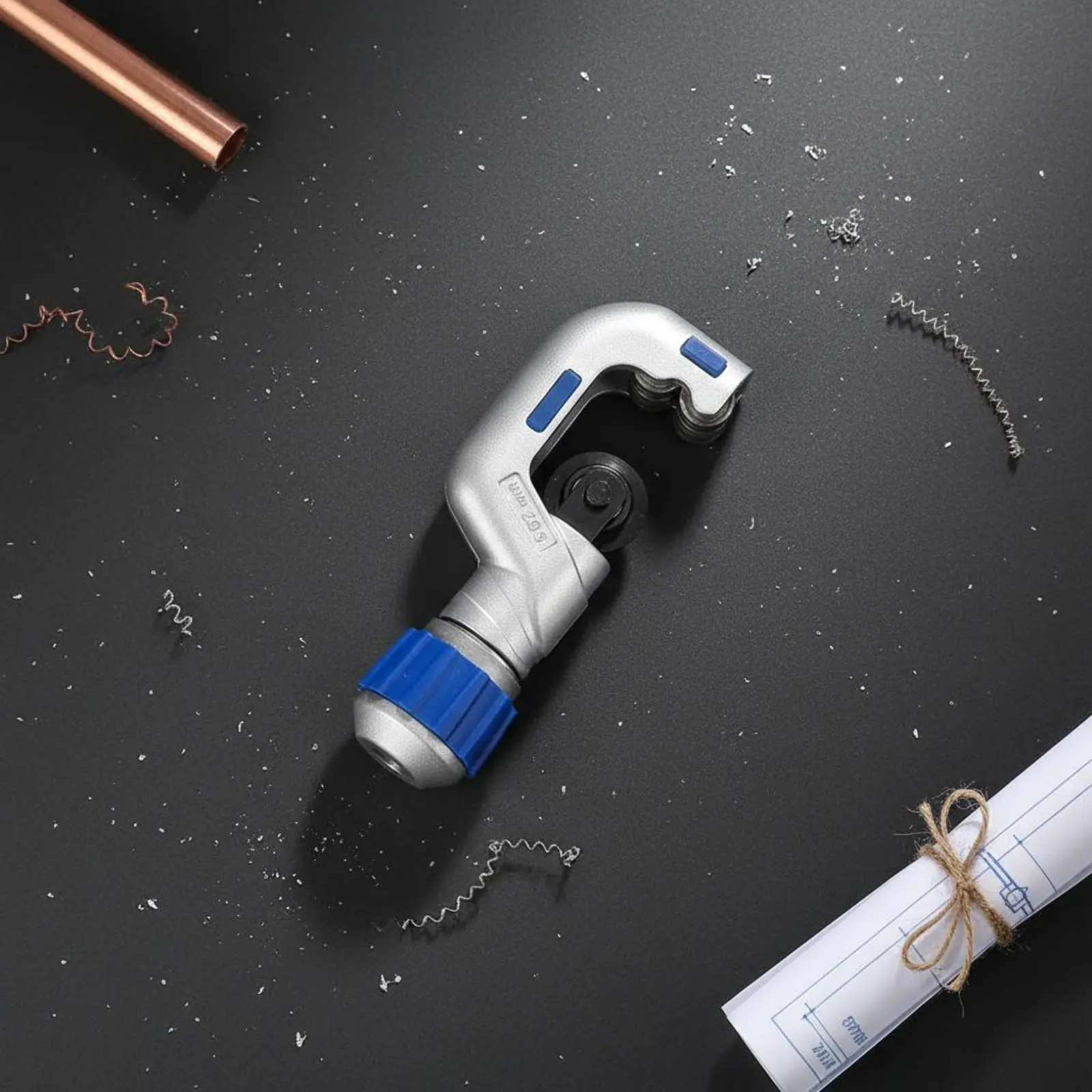 Cortador de tubos con cuchilla reemplazable, cortador de tubos de cobre, herramienta manual, fácil de usar, duradero, para taller, reparación