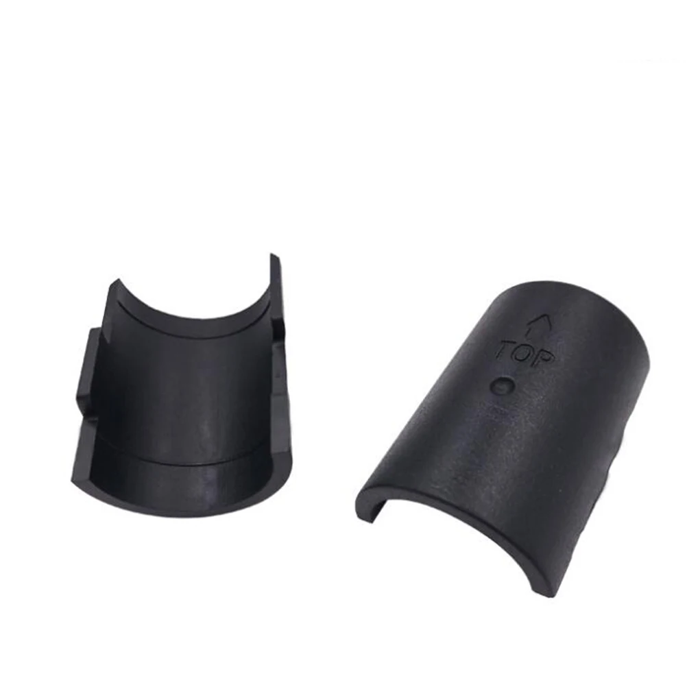 

50pcs Plastic Shelf Lock Clips Wire Shelving Securely Durable High Strength Easy Install Black Bamboo Tube Hardware