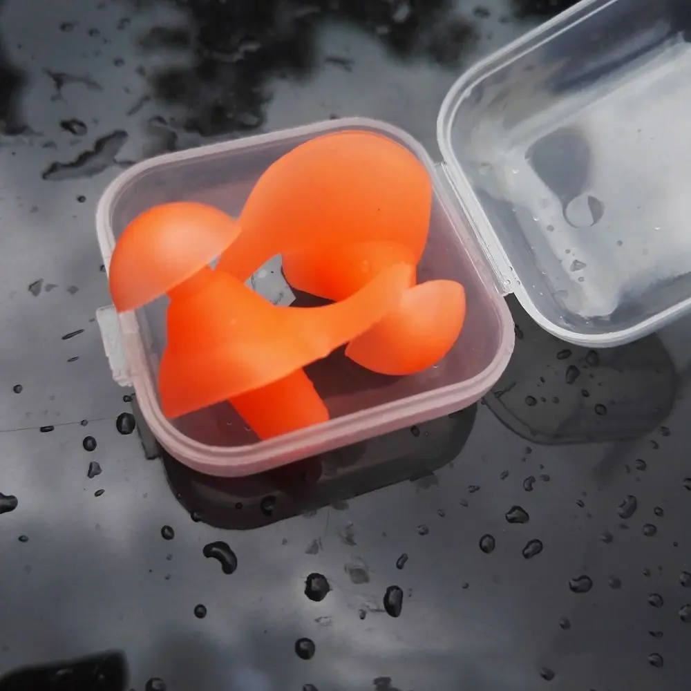 Soundproof Earplugs Swimming Gear Water-Proof Silicone Swim Ear Plugs Ear Plugs Swimming Silicone Earplugs Anti Noise Earplugs