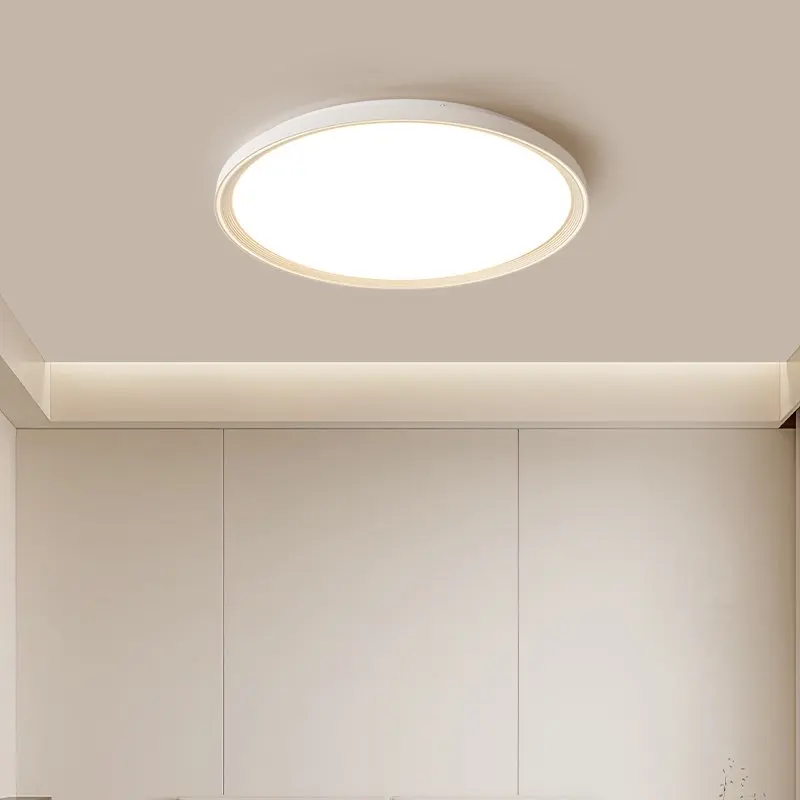 

Simple Living Room Ceiling Light New Cream Style LED Full Spectrum Eye Protection Lamp