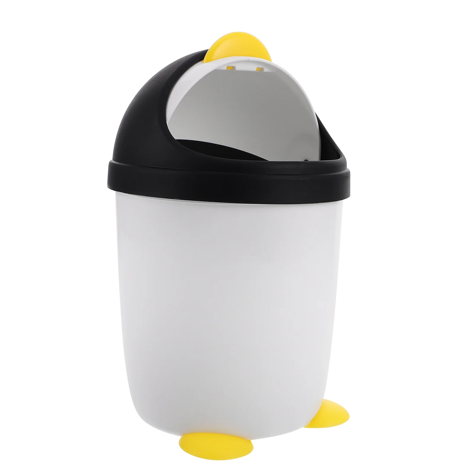 Penguin Trash Can Kids Cute Cans Vacuum Sealer for Food Bedroom Boys Special Sealant Small Waste Baskets Bathroom Automatic