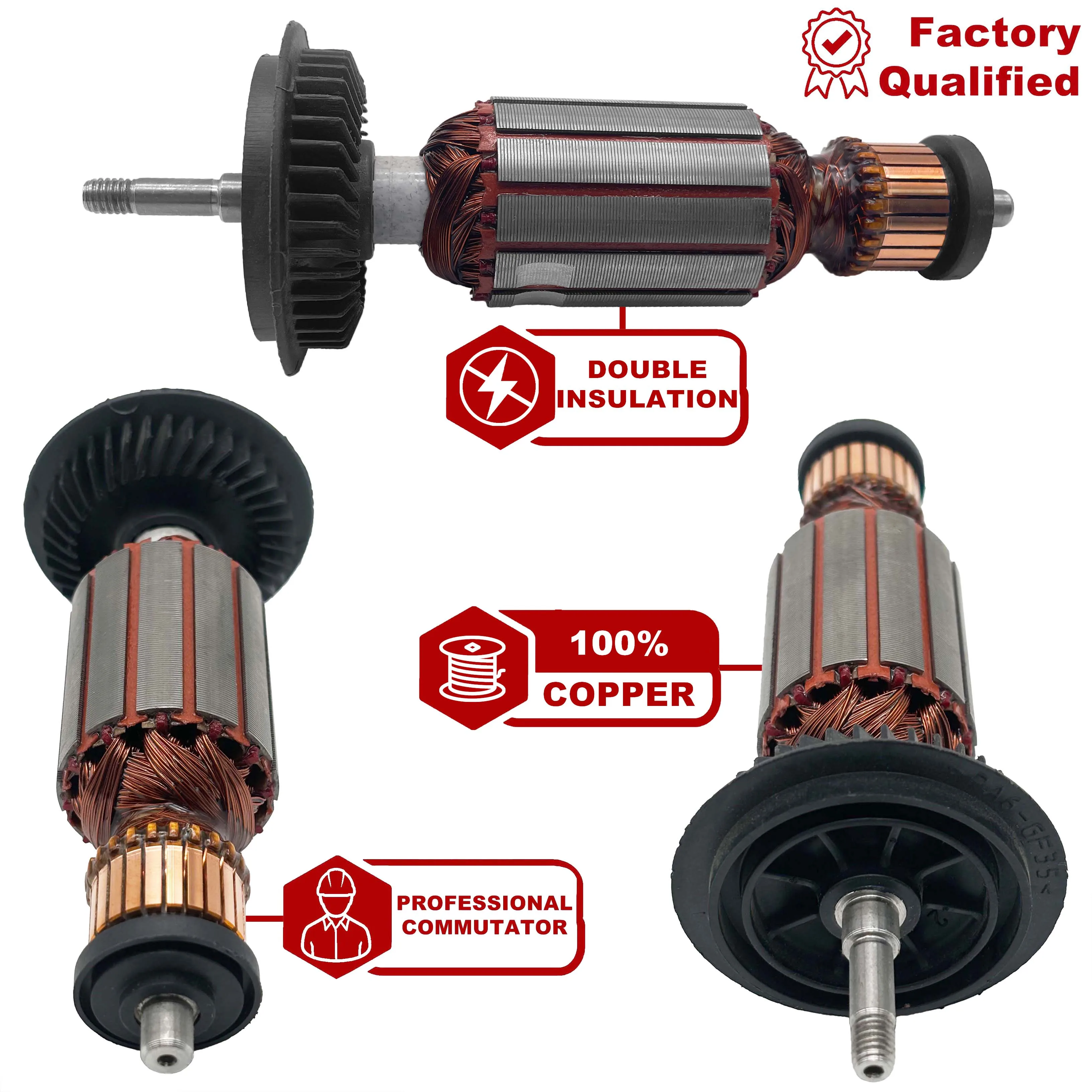 AC220V-240V المحرك الدوار مرساة استبدال لبوش زاوية طاحونة GWS 8-125 GWS8-100 GWS8-100CE GWS8-125 GWS8-125C GWS850C