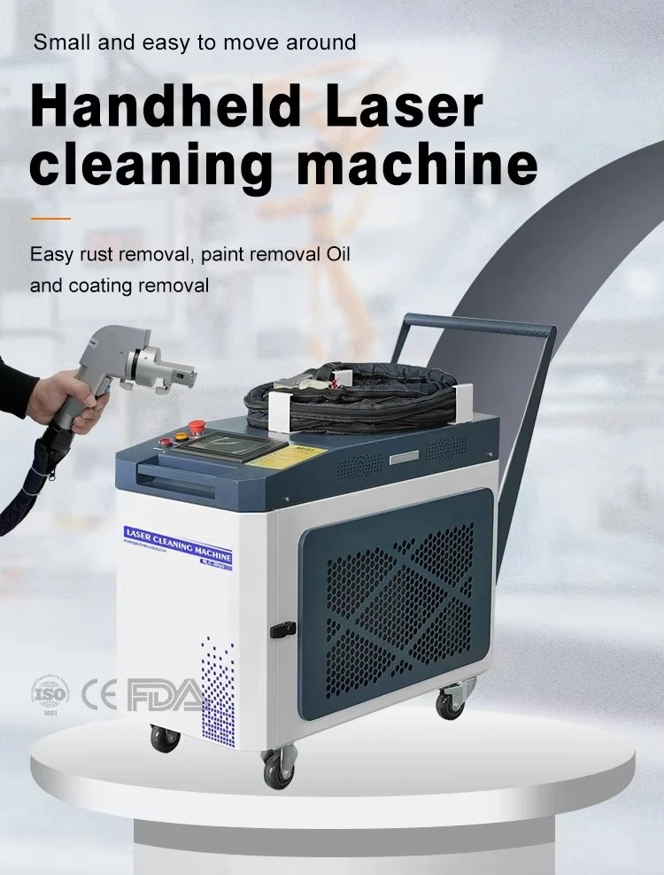 Bingyan 1500w 2000w 3000w Mopa منظف الألياف لإزالة الصدأ للبيع