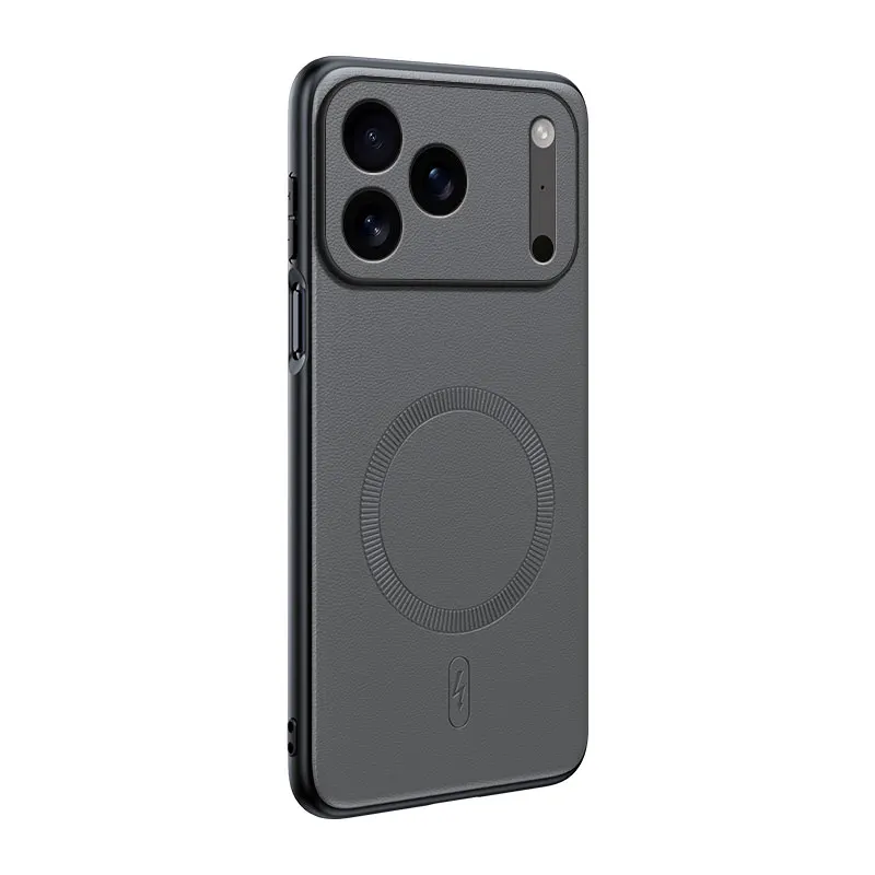 Für iPhone 18 Pro Max Hülle Magnetische Leder-Schutzhülle für iPhone 18 Pro Anti-Fingerabdruck Rutschfeste PC+TPU 17 Pro Max – Detail 1
