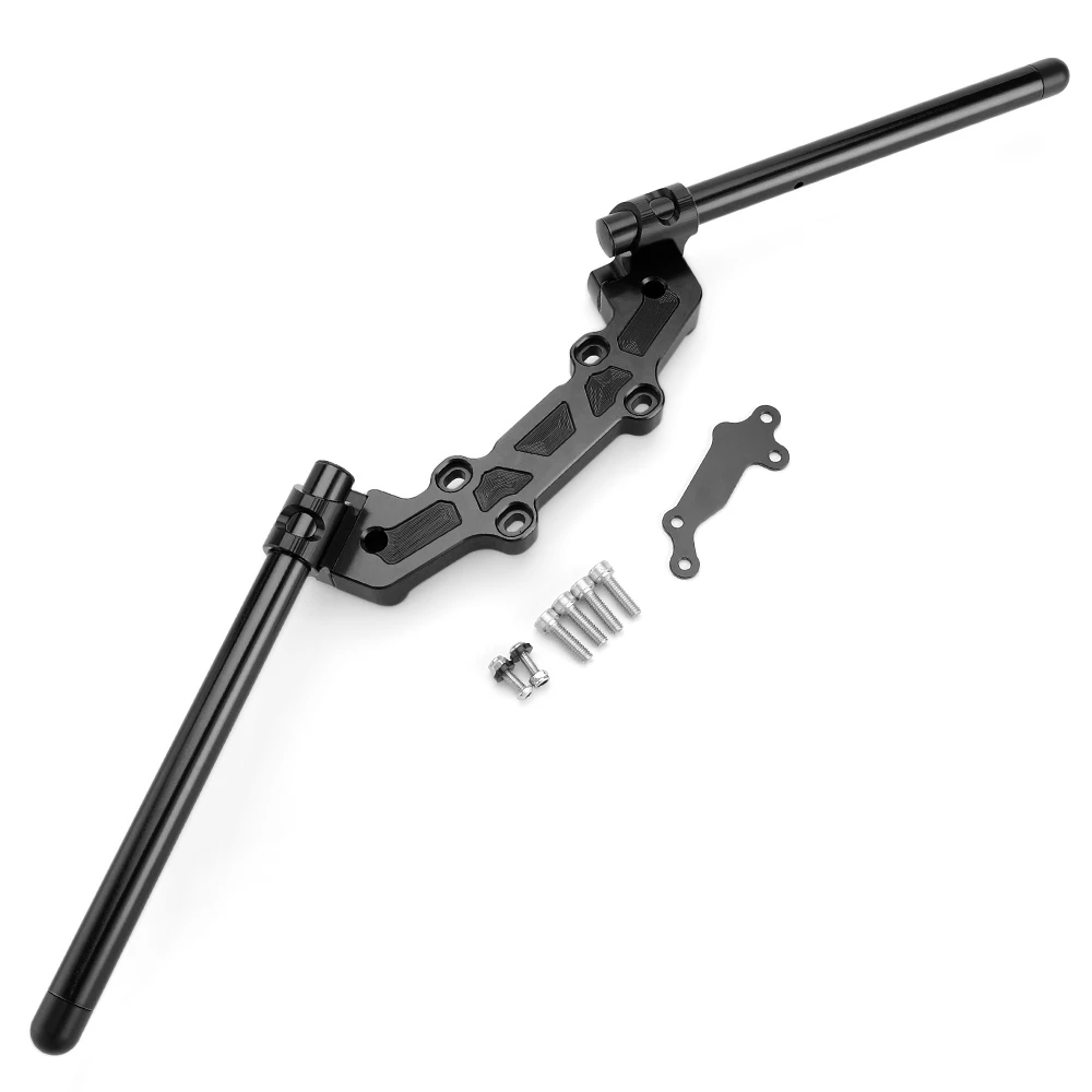 MT FZ 09 Motorcycle Clip on Adjustable Handlebars Handle Bar Clip-on For Yamaha MT09 MT-09 FZ-09 FZ09 V3 2013-2023